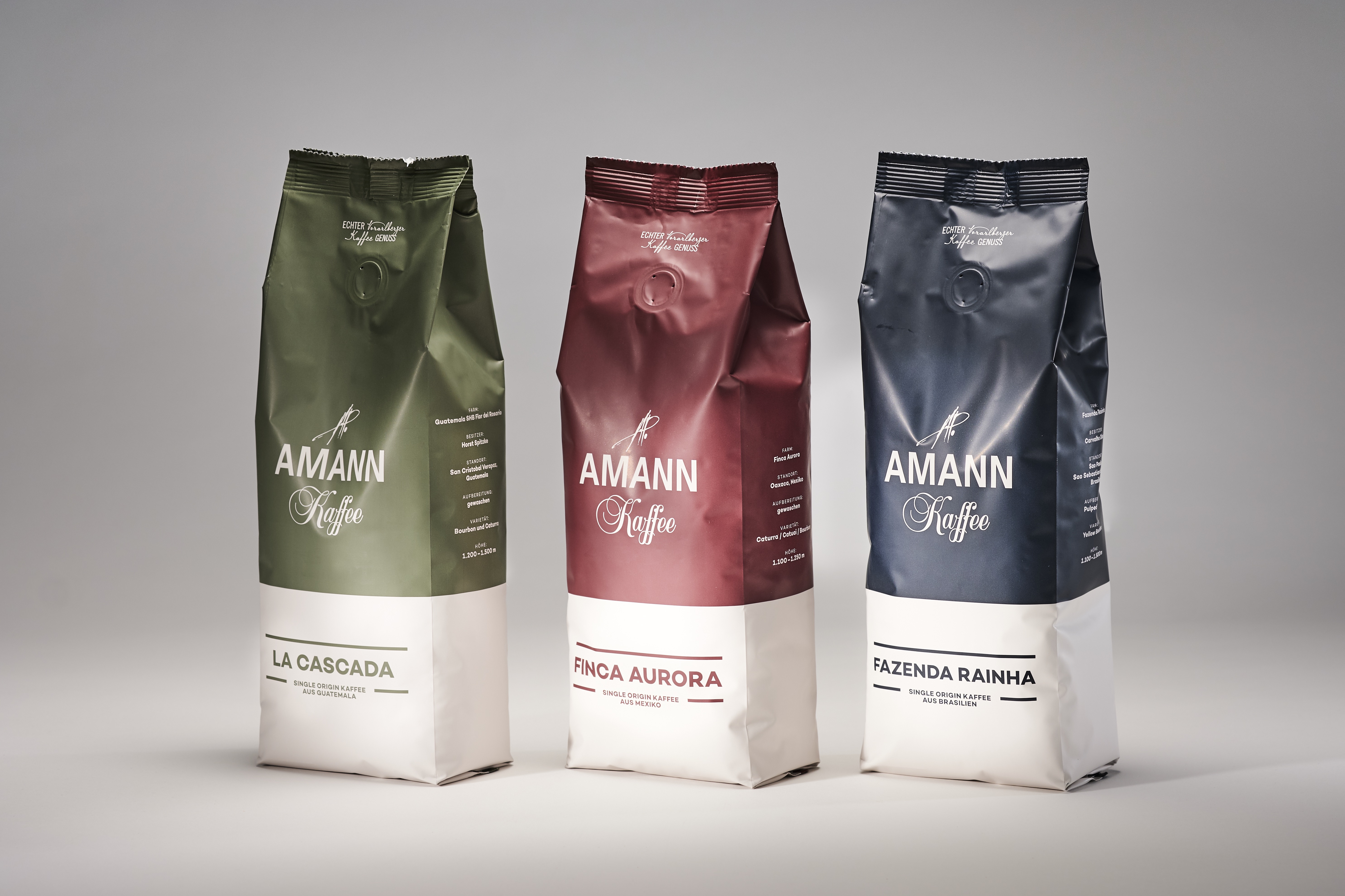 Neue Länderkaffees