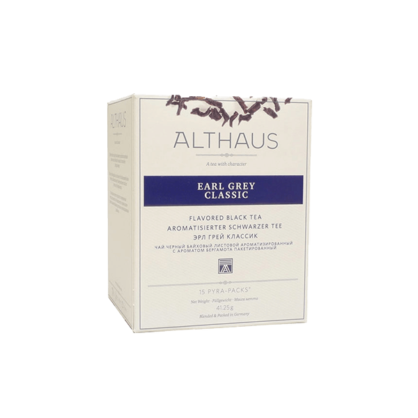 Althaus aromatisierter Schwarztee Earl Grey Classic - 15 Stk.