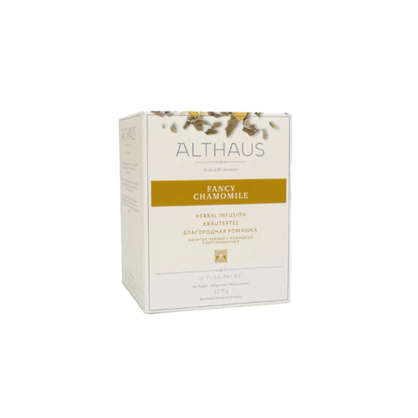 Althaus Kräutertee Fancy Chamomile - 15 Pyra Packs