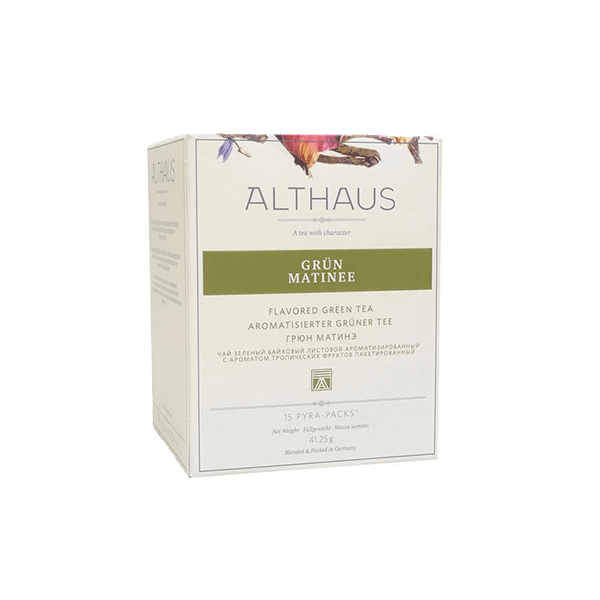 Althaus Grüntee Grün Matinee - 15 Pyra Packs